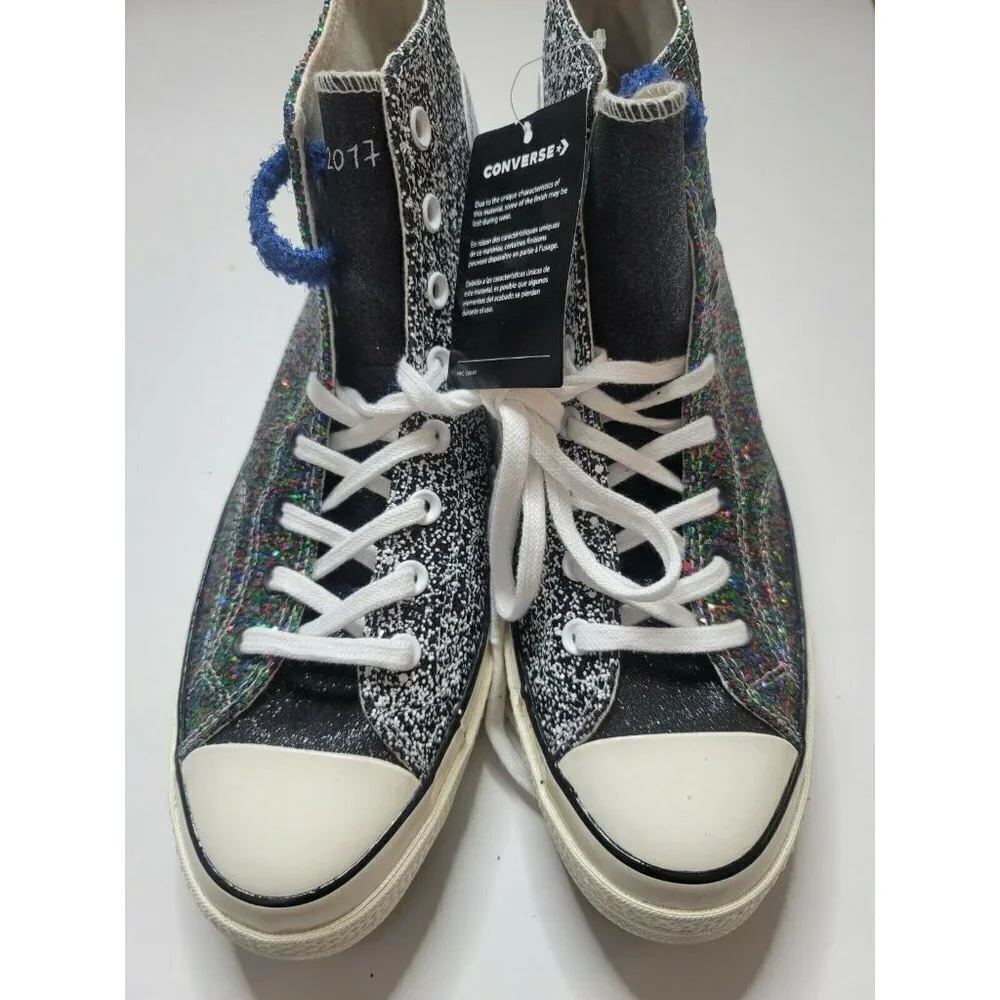 New No Box Converse x JW Anderson Chuck 70 Glitter SZ 12/14 UniSex - Picture 12 of 12